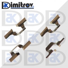 Пластинки предни задни накладки Alfa Romeo Audi Citoren Fiat Ford Peugeot Lancia Opel Renault Seat Skoda Volkswagen